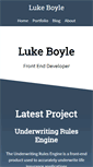 Mobile Screenshot of lukeboyle.com