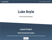 Tablet Screenshot of lukeboyle.com